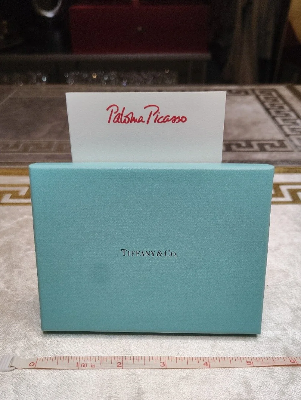Tiffany & Co. Robin's Egg Blue Box with White Stationery Set